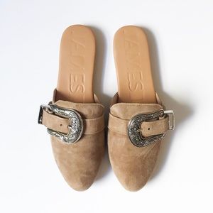 Free People James Smith Suede Western Loafer S 38